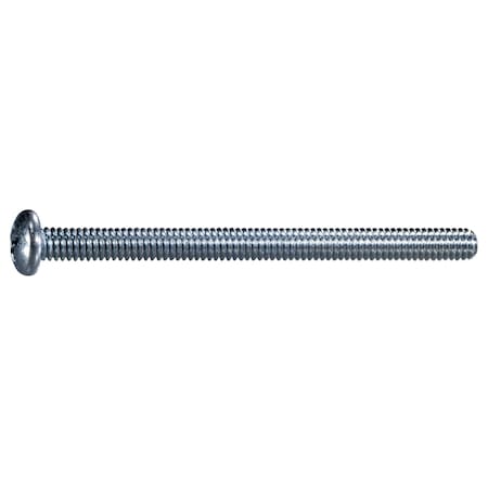Midwest Fastener #8-32 x 2-1/4 in Phillips Pan Machine Screw, Zinc Plated Steel, 100 PK 54732
